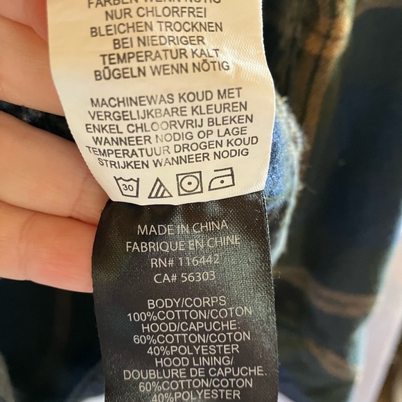 Plaid Hooded Jacket for Men - Picture 5 of 6